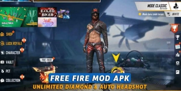 Download FF Mod Combo Apk Unlimited Diamond